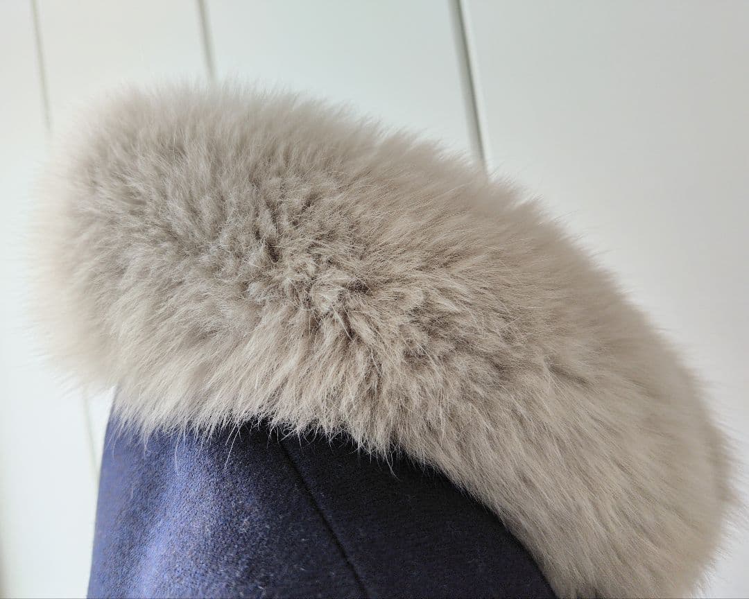 極美品✨️SAGA-FURS サガファー♡フォックスファーマフラー✨️グレー系