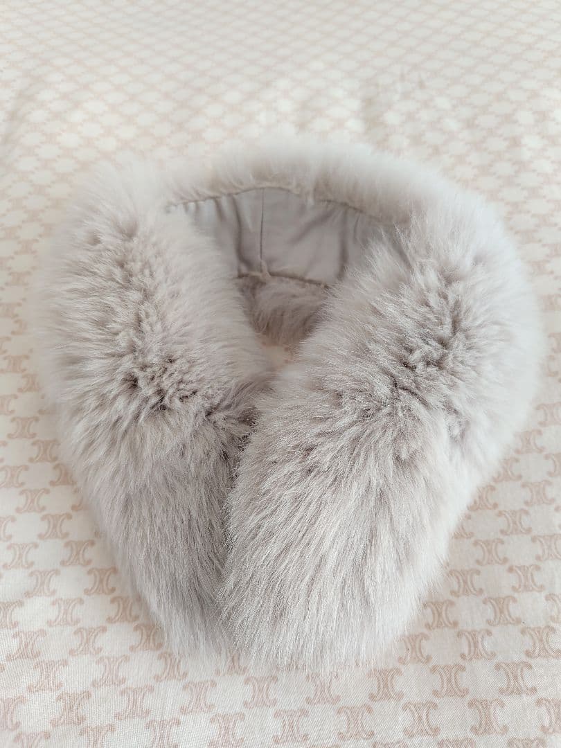極美品✨️SAGA-FURS サガファー♡フォックスファーマフラー✨️グレー系