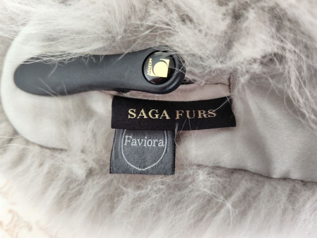 極美品✨️SAGA-FURS サガファー♡フォックスファーマフラー✨️グレー系