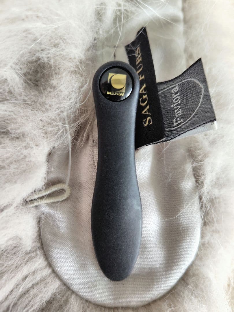 極美品✨️SAGA-FURS サガファー♡フォックスファーマフラー✨️グレー系