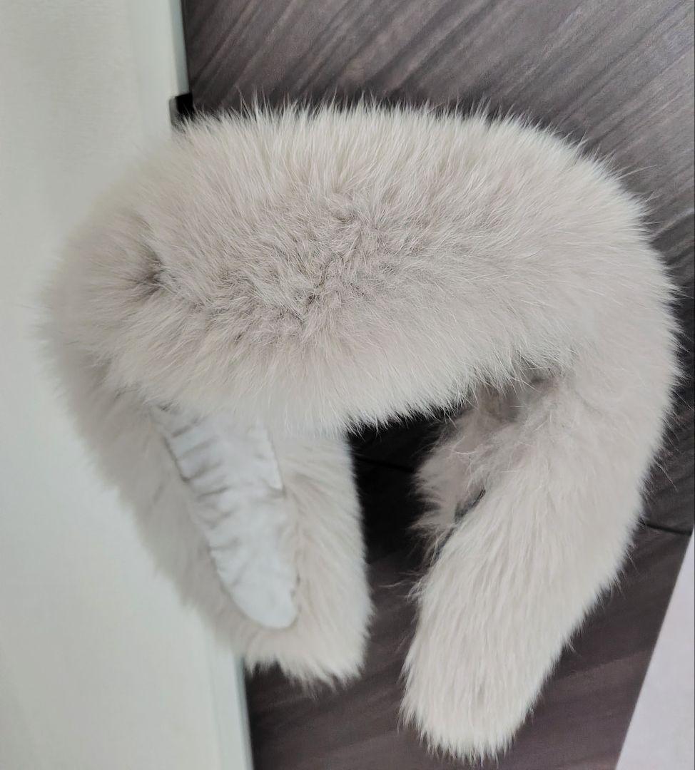極美品✨️SAGA-FURS サガファー♡フォックスファーマフラー✨️グレー系