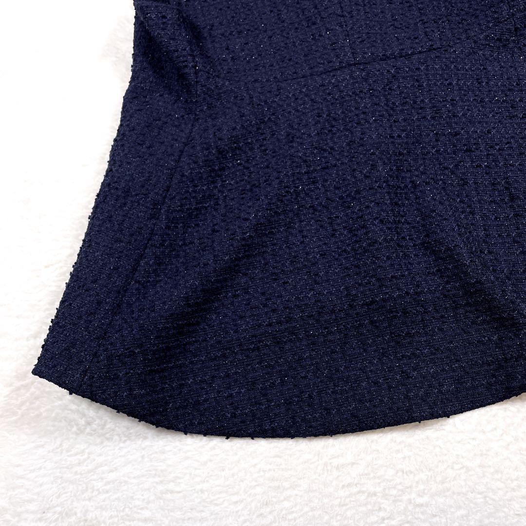 PLST 2025年 ツイードペプラムジレ ベスト ツイード S 完売 人気