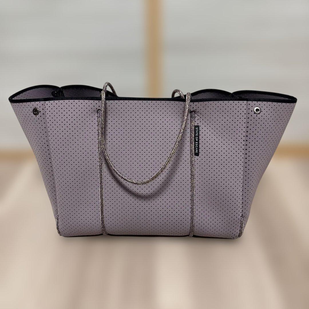 STATE OF ESCAPE ステートオブエスケープ　パープル トートバッグ