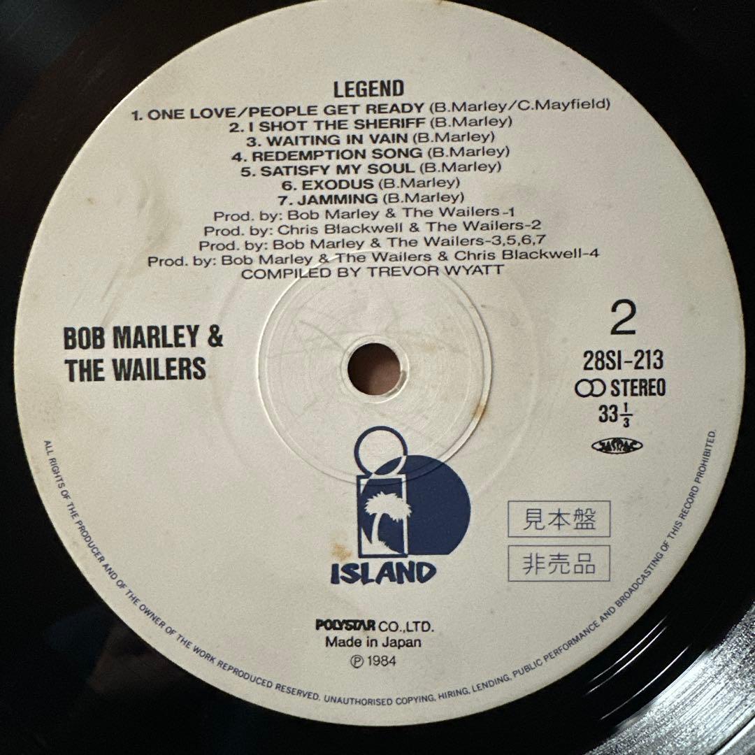 Bob Marley & The Wailers – Legend 見本盤非売品