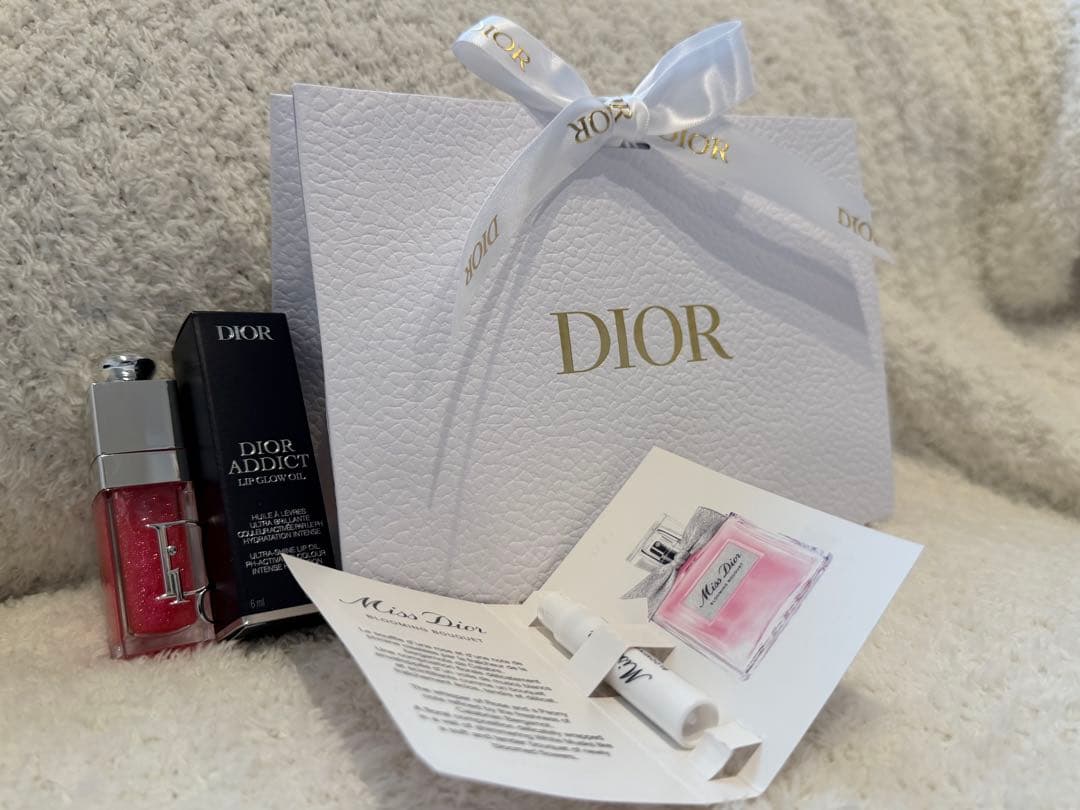 Dior アディクト キーホルダー キーリング ノベルティ リップ グロウオイル