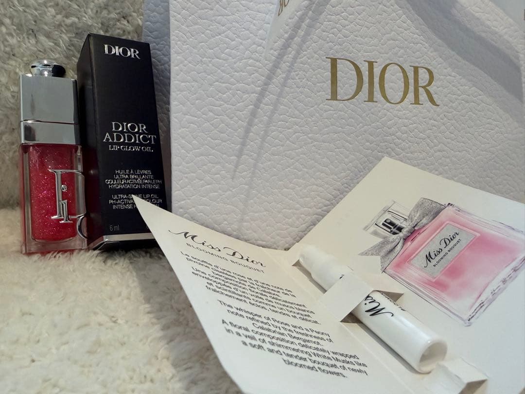 Dior アディクト キーホルダー キーリング ノベルティ リップ グロウオイル