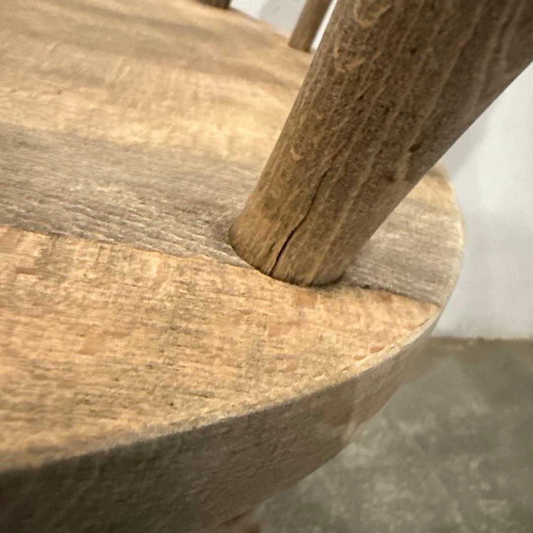 aダイニングチェア　カフェチェア　剥離