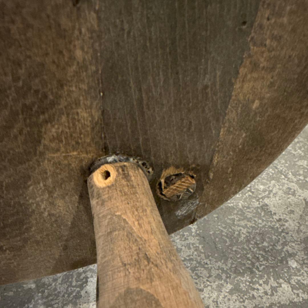 aダイニングチェア　カフェチェア　剥離