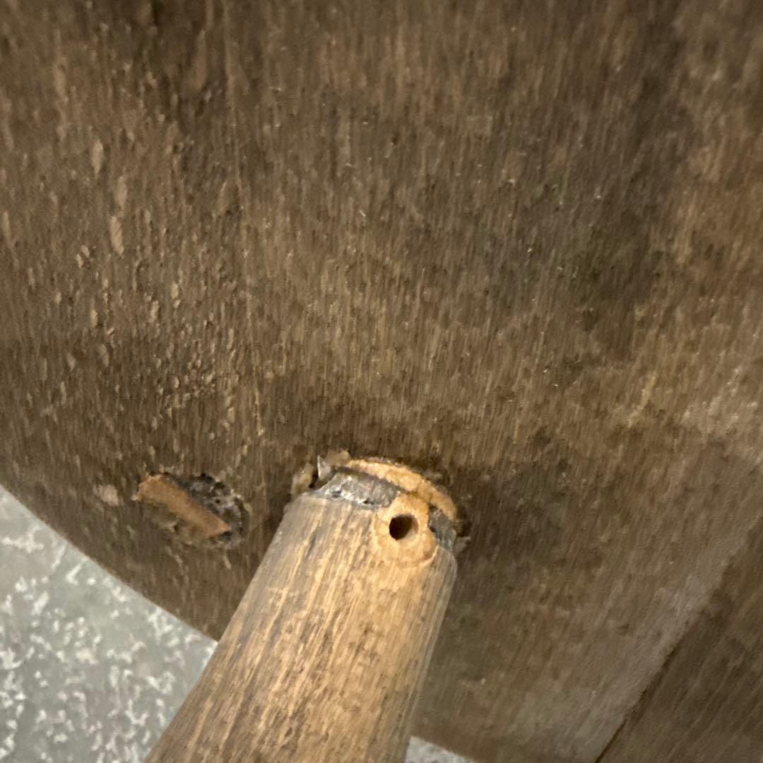 aダイニングチェア　カフェチェア　剥離