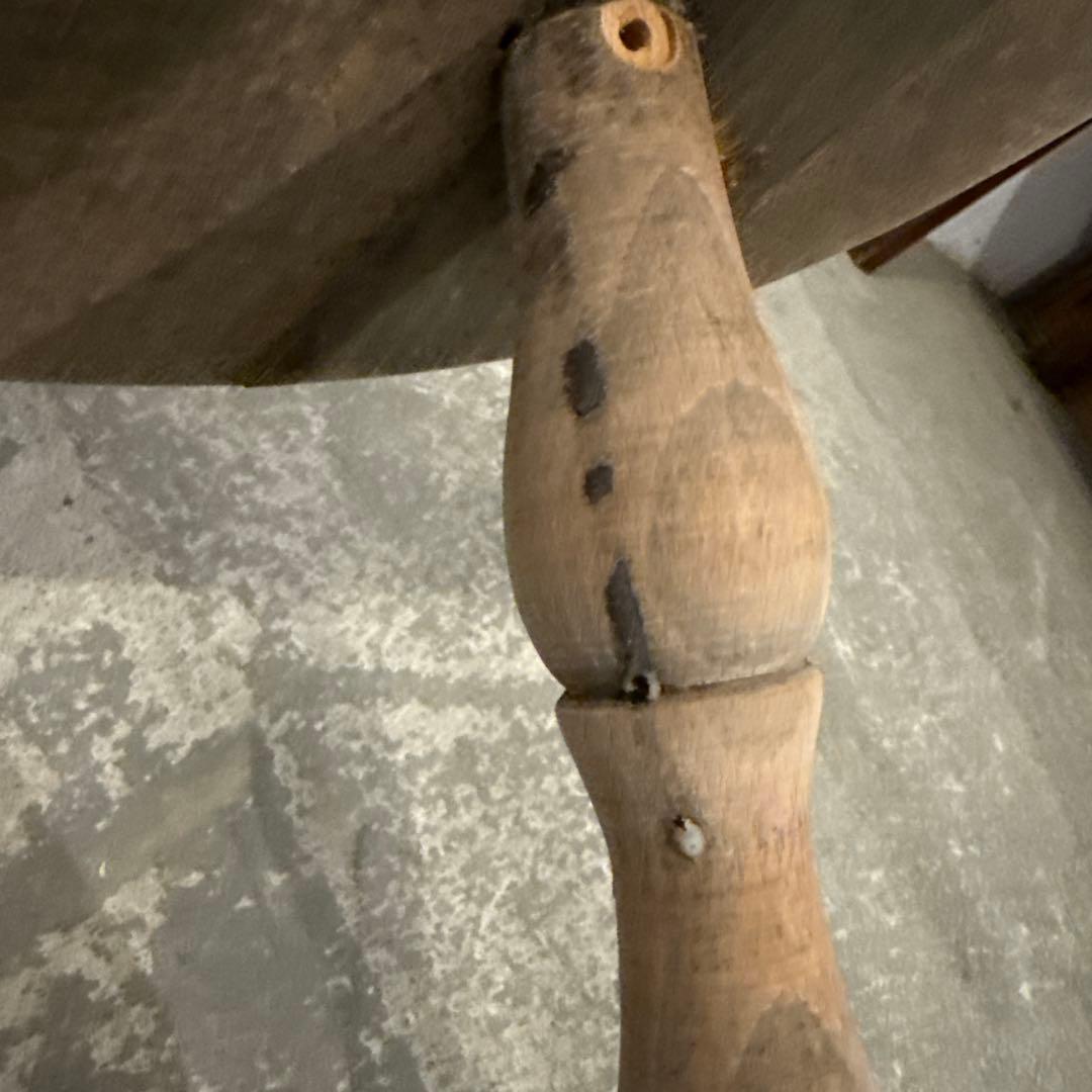 aダイニングチェア　カフェチェア　剥離