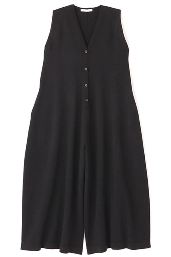 etretokyo フロントボタンニットオールインワン