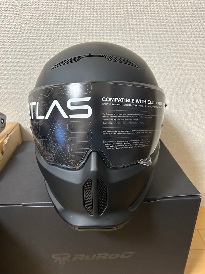 Ruroc ATLAS 4.0 CORE マットブラック L/XL 60/62