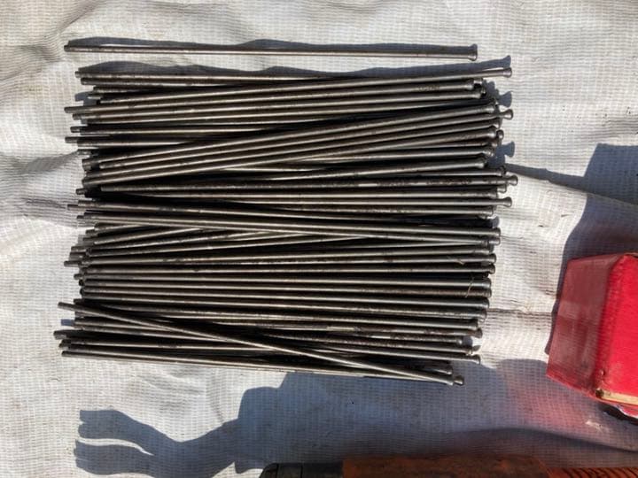 エアータガネ機　替え刃付き　エアーニードル