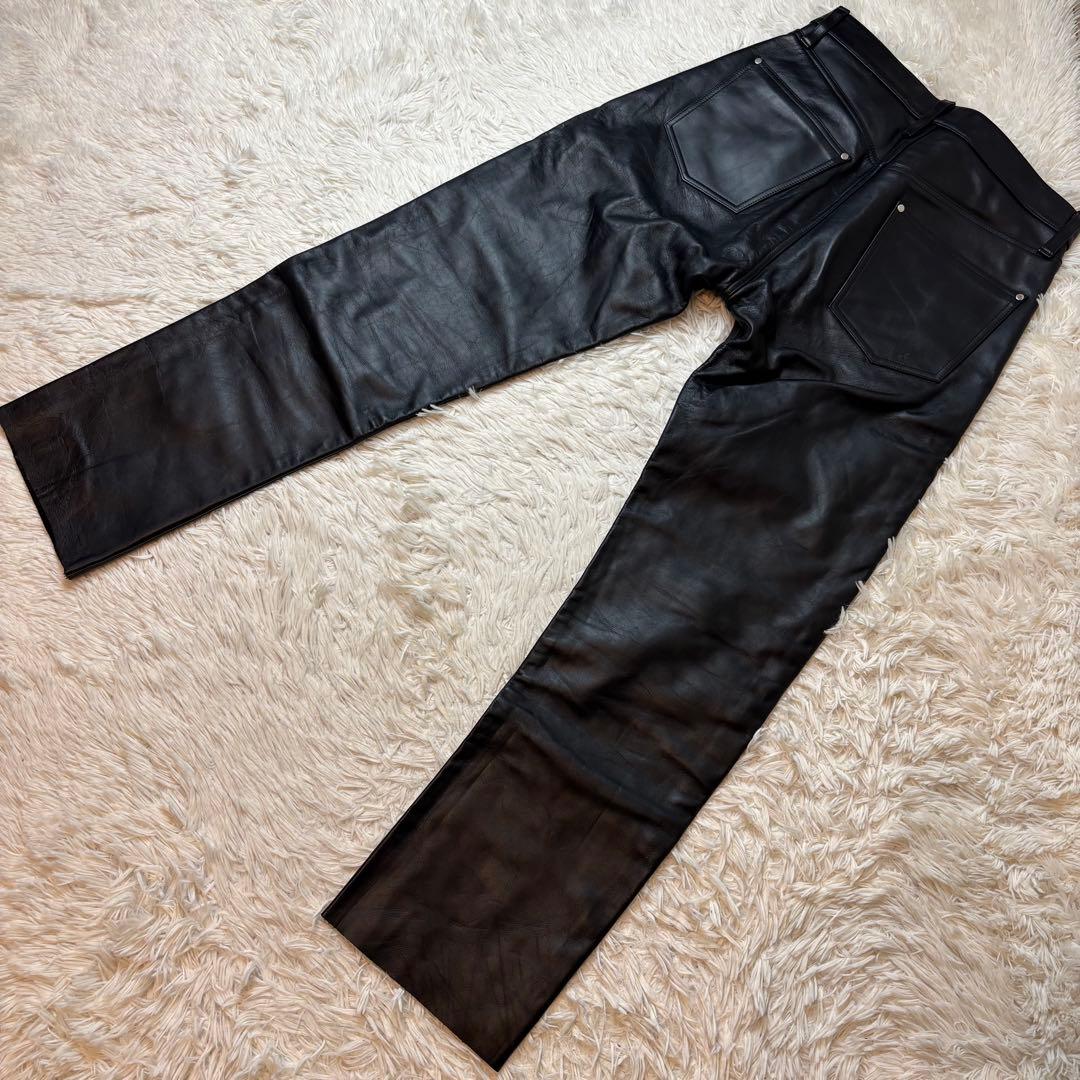 (美品) Indian Motorcycle ホースハイドレザー パンツ