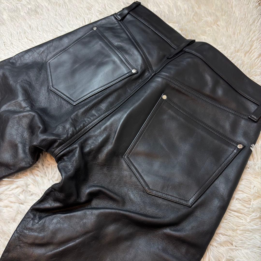 (美品) Indian Motorcycle ホースハイドレザー パンツ