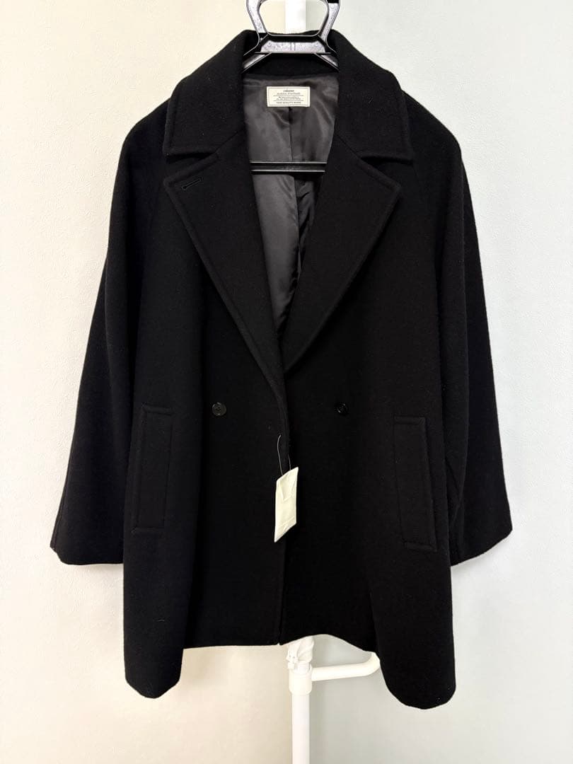 ジャーナルスタンダードレリューム 尾州ウールモッサWブレストハーフコート