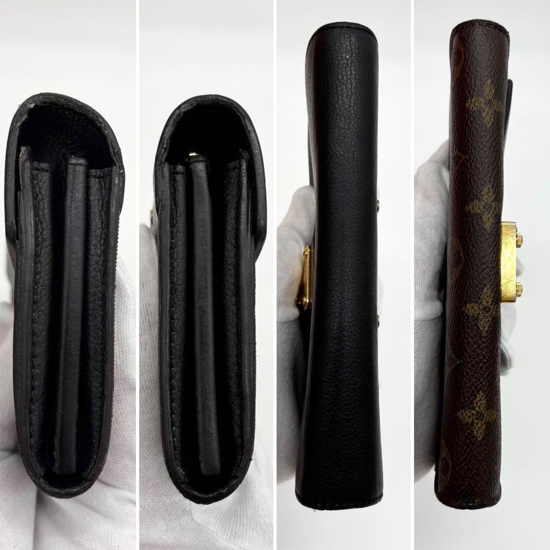✨超美品✨ルイヴィトン モノグラム ポルフォイユ パラス 長財布 黒