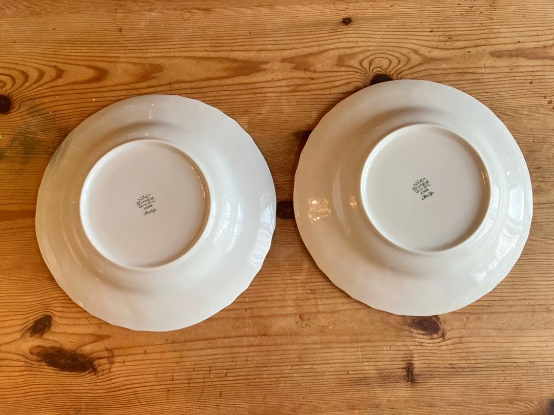 ジノリ　ベッキオホワイト　23.5スーププレート×2