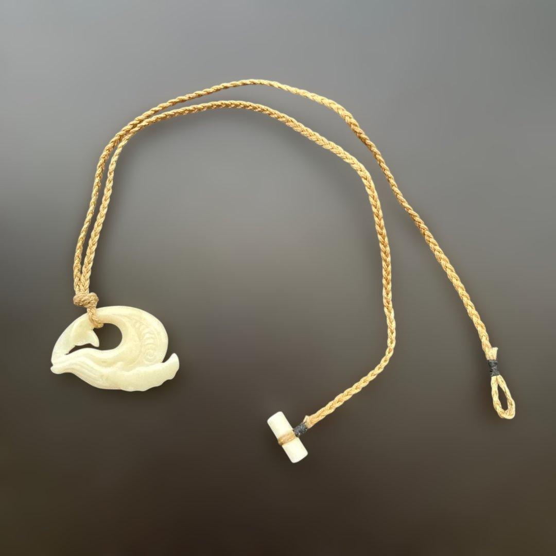 限定値下中 ボーンカービング　ネックレス