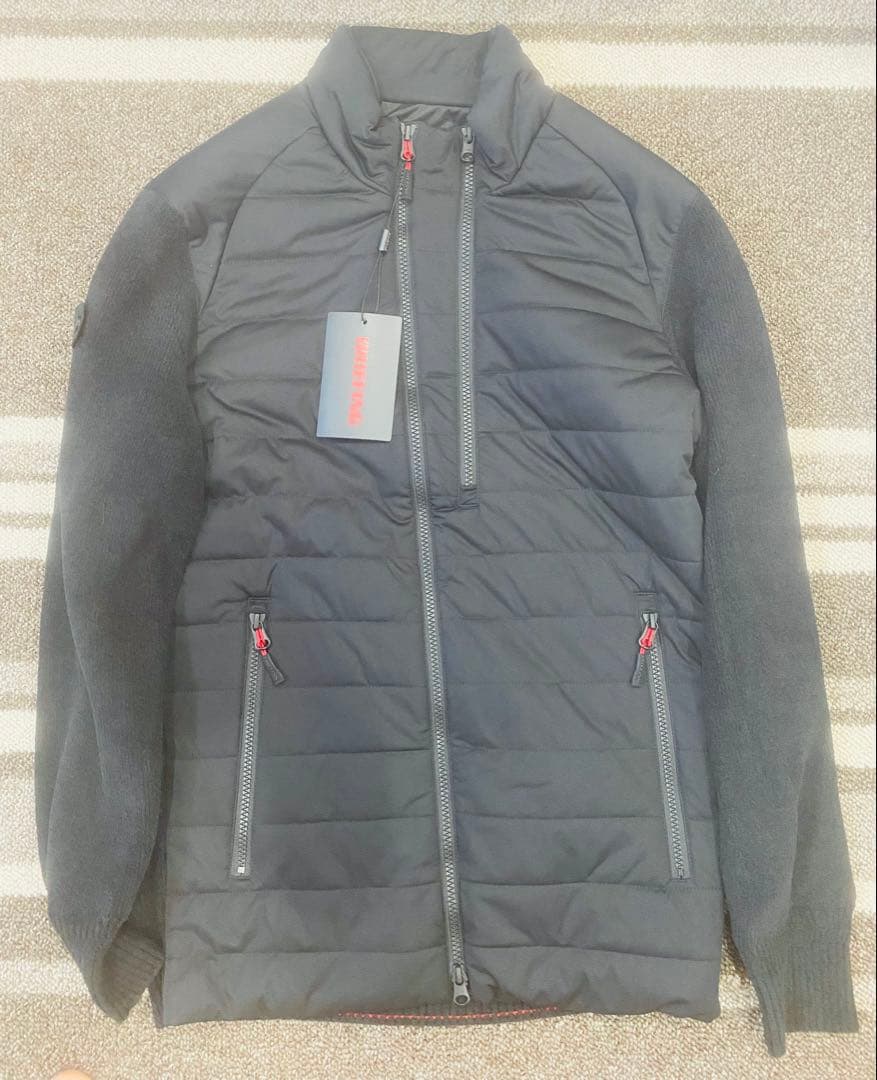 MS WINDBLOCK KNIT BLOUSON ブラック L