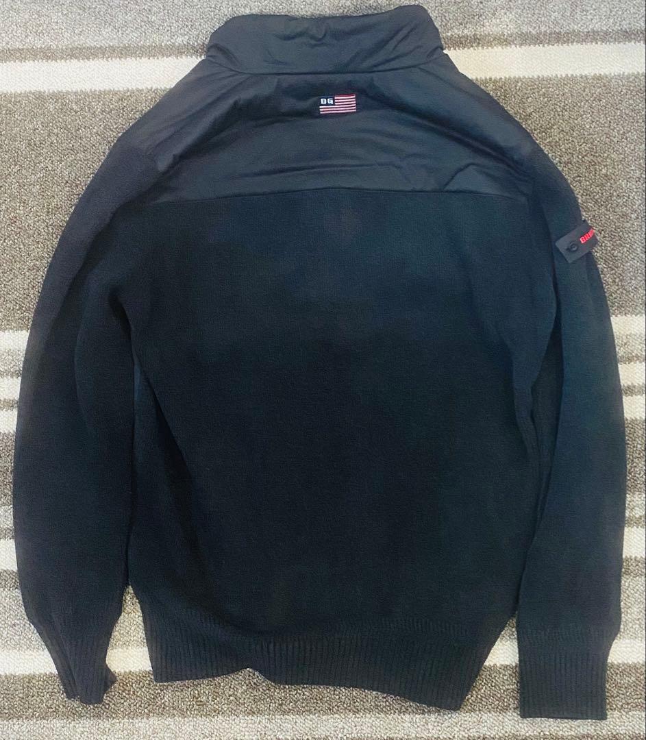 MS WINDBLOCK KNIT BLOUSON ブラック L