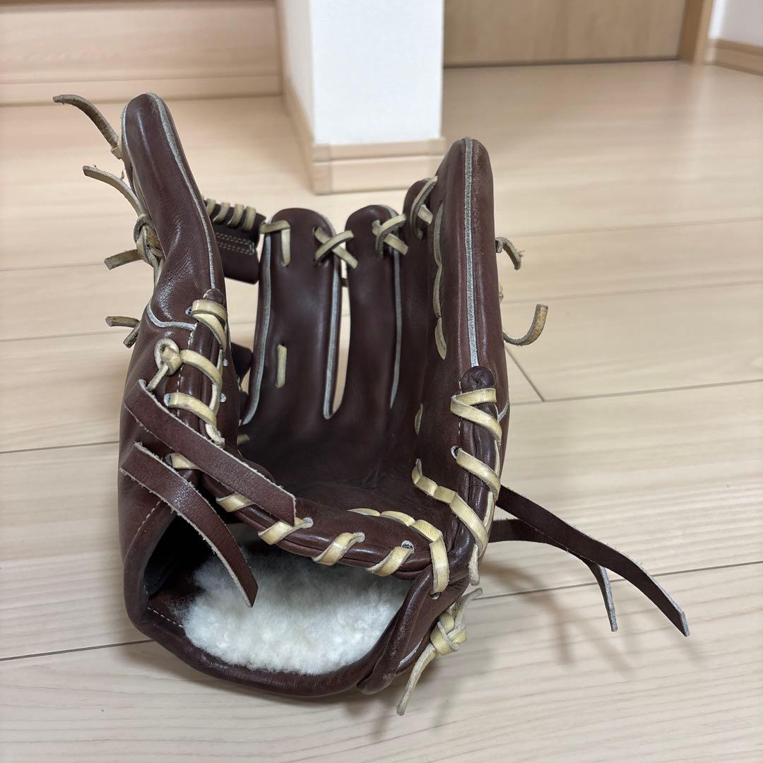 Wilson 硬式グローブ ブラウン ストライプ　87型