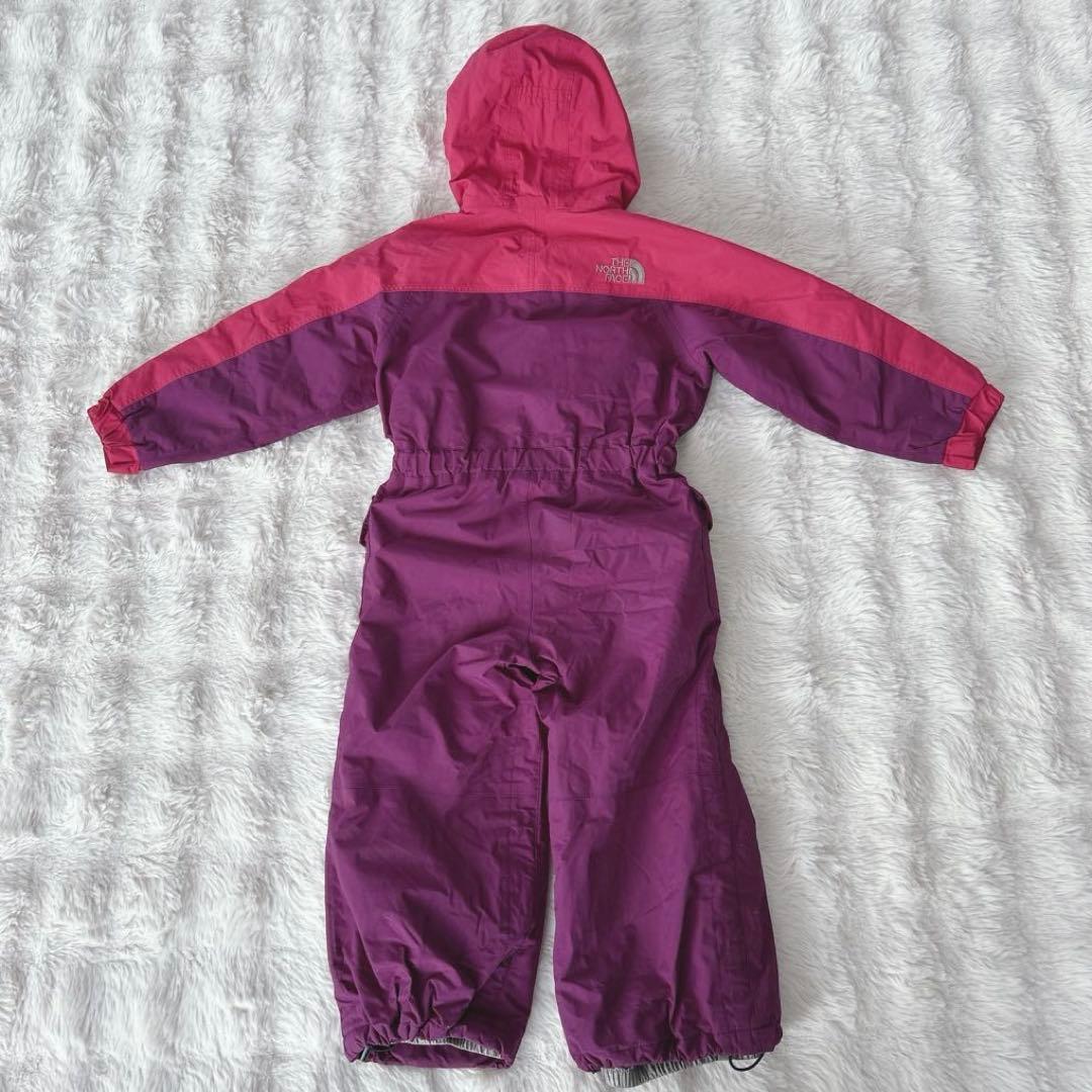 ノースフェイス★100㎝　キッズ　ジャンプスーツ スノーウェア　紫　ピンク