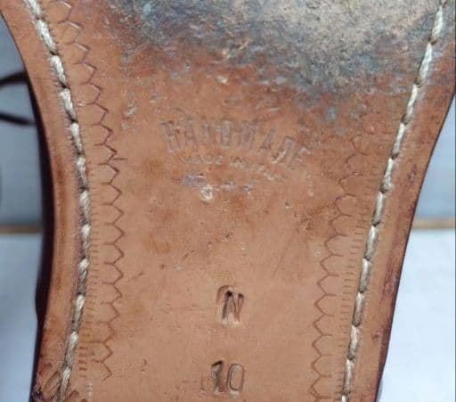 旧旧チャーチコレクター向け美品米旗艦店別注ハンドメイドプレーントゥ8バーガンディ