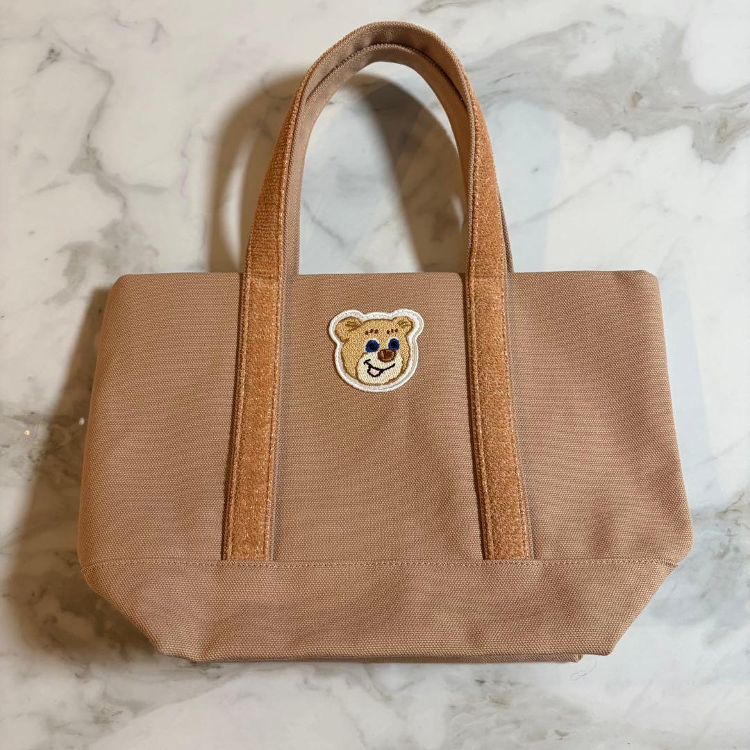 フェイラー オールドテディ ワッペントートバッグ ベージュ 小