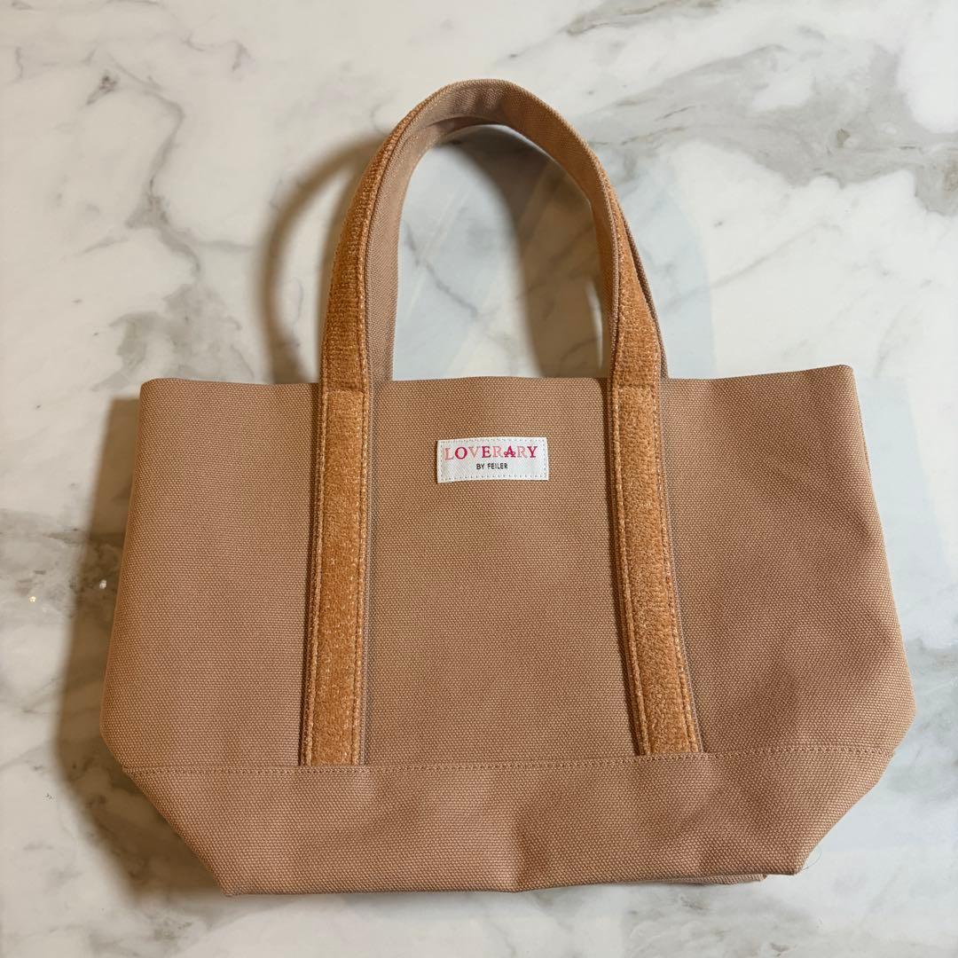 フェイラー オールドテディ ワッペントートバッグ ベージュ 小