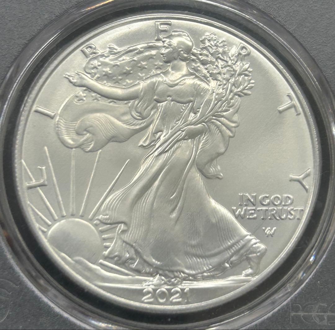2021年 シルバーイーグル  PCGS MS70