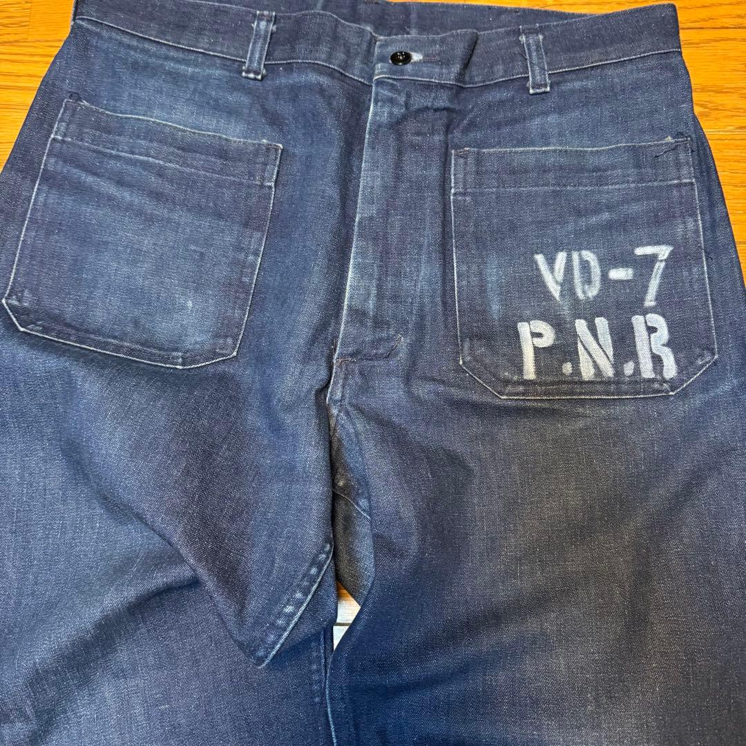 F*s様 90's U.S.NAVY セーラーパンツ ハンドペイント