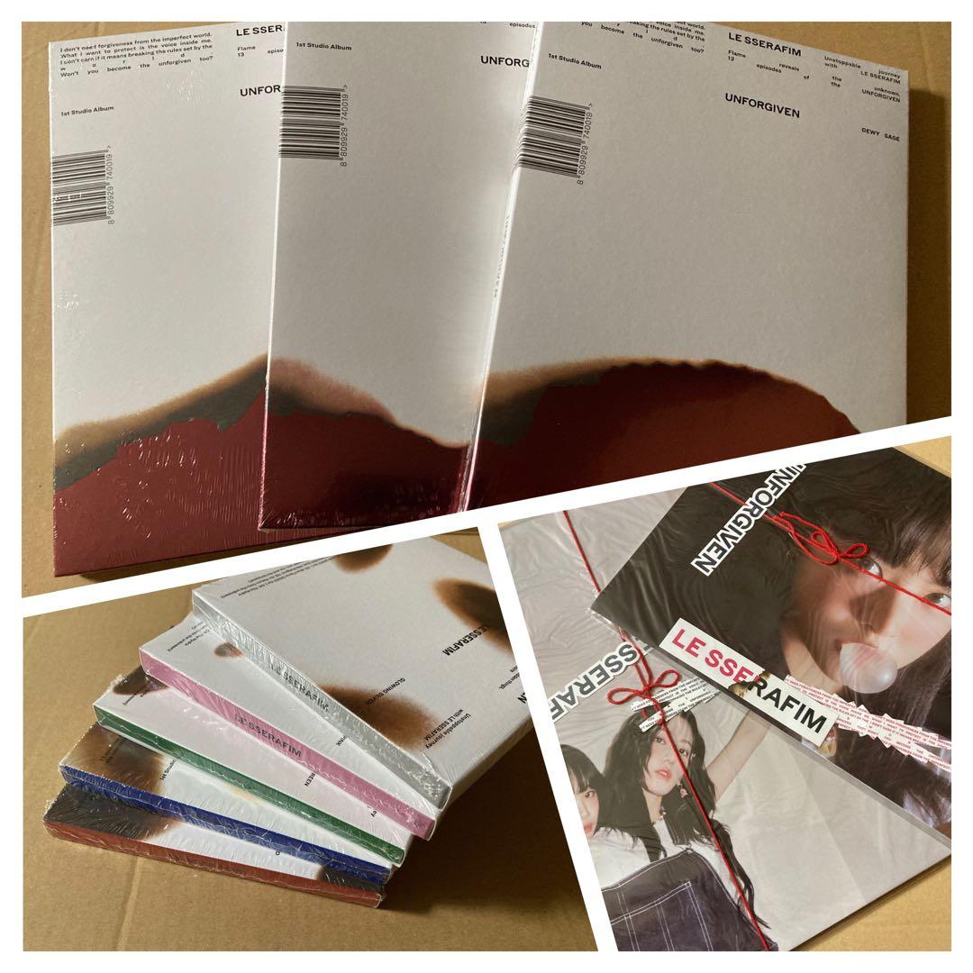 【新品未開封】LE SSERAFIM UNFORGIVEN　10点セット