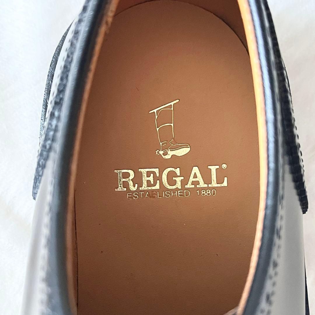 未使用✨REGAL リーガル ビジネスシューズ ウィングチップ ブラック