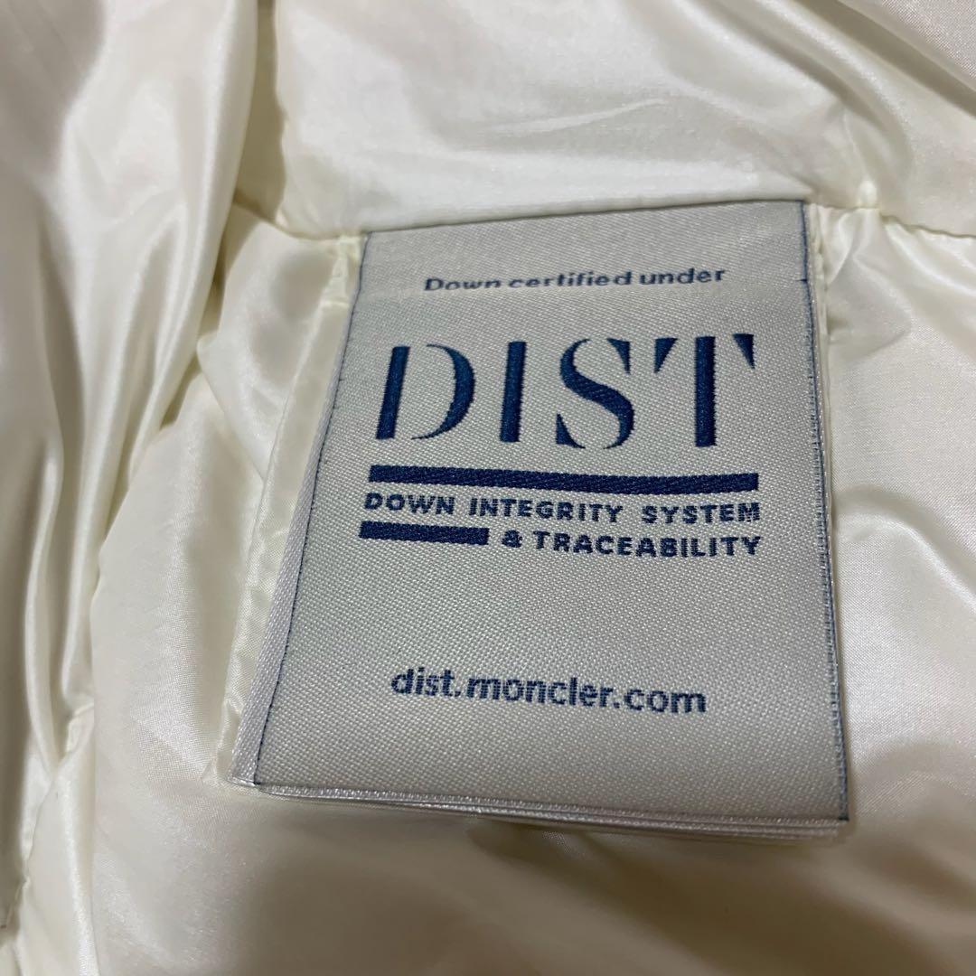 美品⭐️モンクレール　ファーダウンベスト　GALLINULE 白 4D268