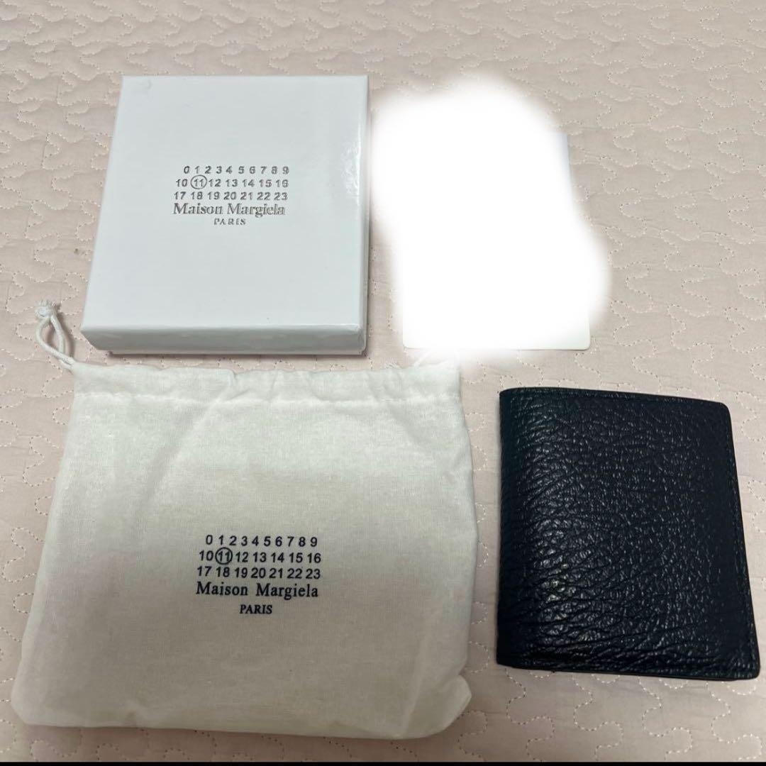 Maison Margiela 二つ折り財布 黒 マルジェラ財布