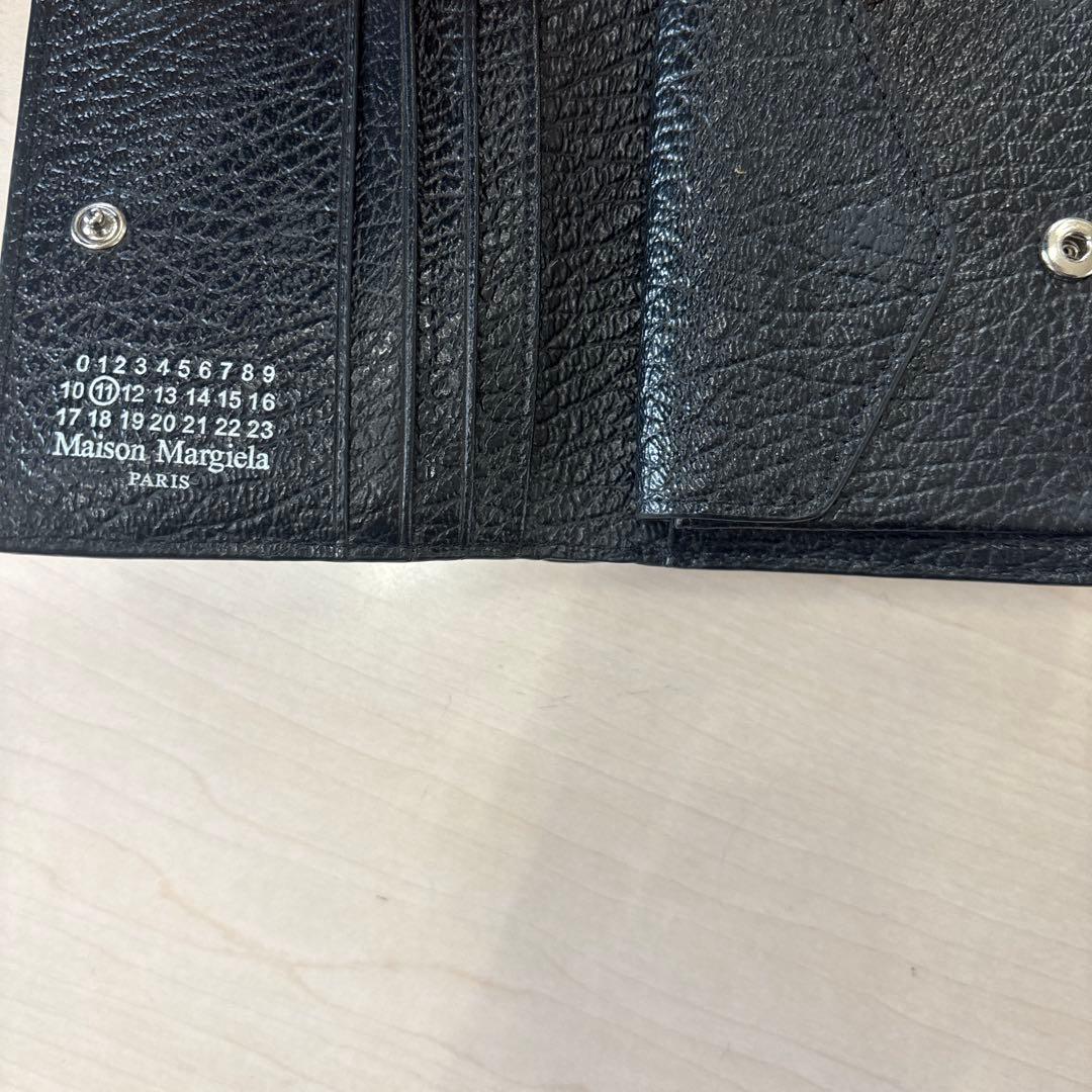 Maison Margiela 二つ折り財布 黒 マルジェラ財布