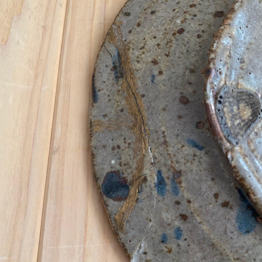 小野哲平　平皿金継跡あり