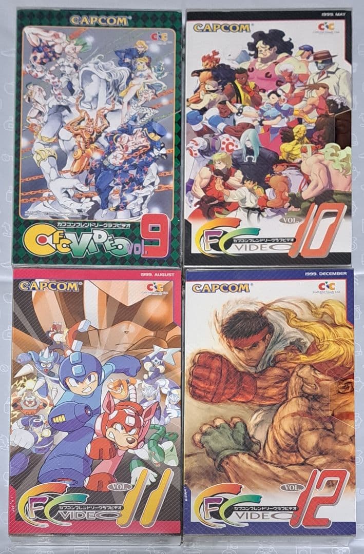 カプコンフレンドリークラブ　VHS ビデオvol.1～16全巻セット 非売品