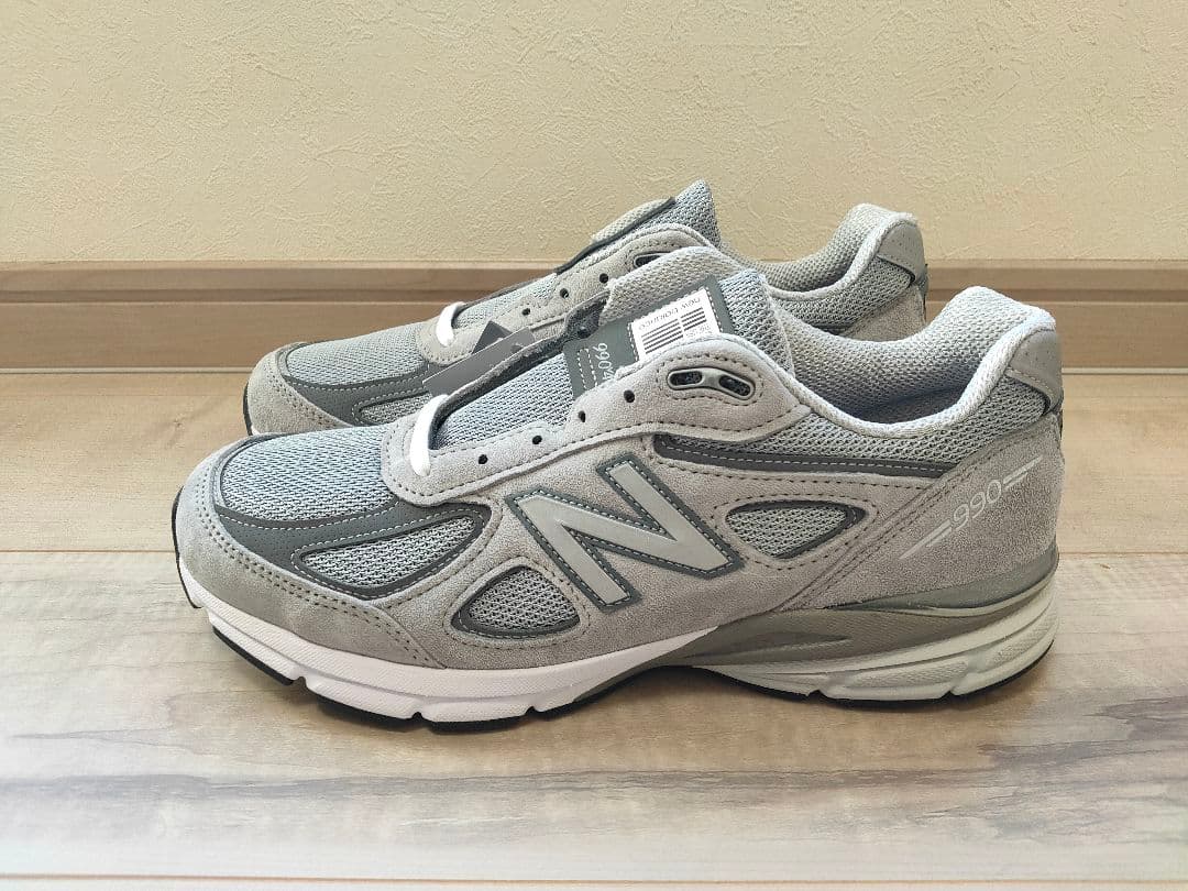 24cm 新品 ニューバランス U990GR4 USA製 グレー 990V4