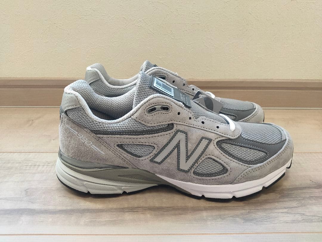 24cm 新品 ニューバランス U990GR4 USA製 グレー 990V4