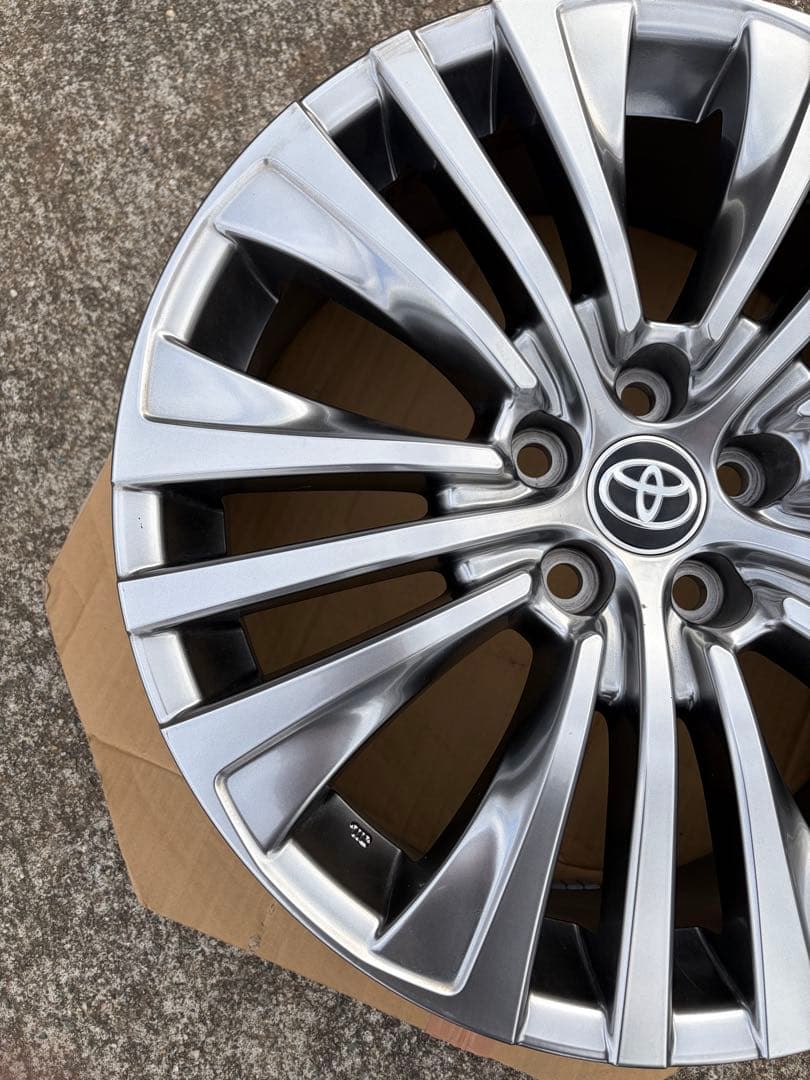 【送料無料】値引き！④トヨタ　19インチ 80ハリアー純正　アルミホイール