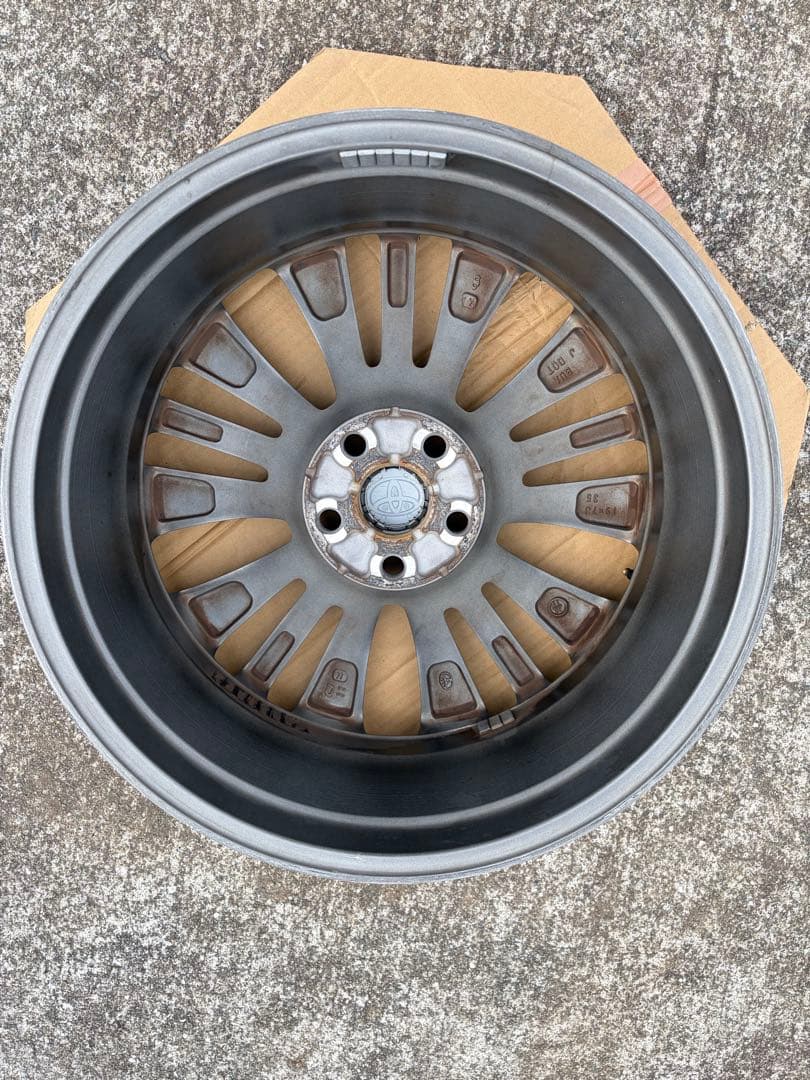 【送料無料】値引き！④トヨタ　19インチ 80ハリアー純正　アルミホイール