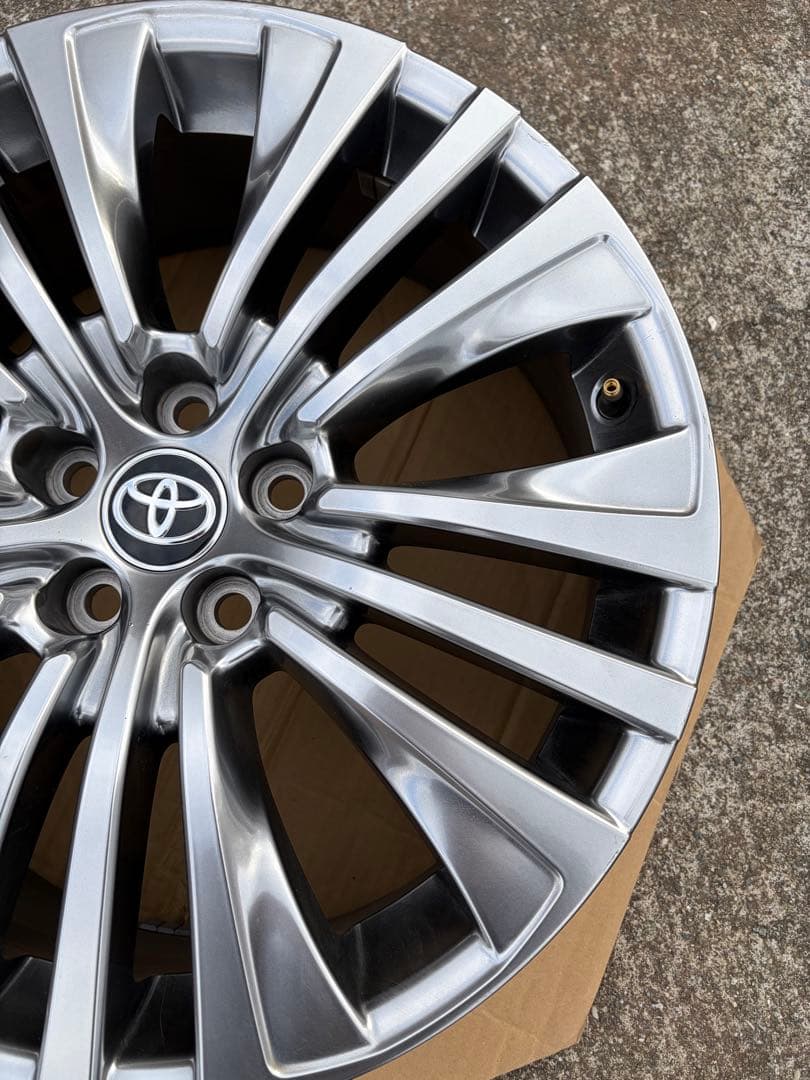 【送料無料】値引き！④トヨタ　19インチ 80ハリアー純正　アルミホイール