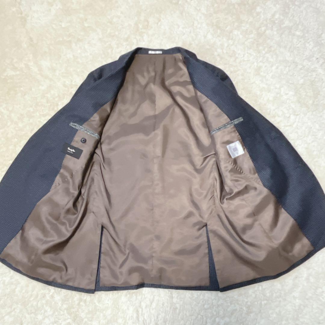 えまスーツセレクト　マルゾット　スーツ　ギンガムチェック　ウール