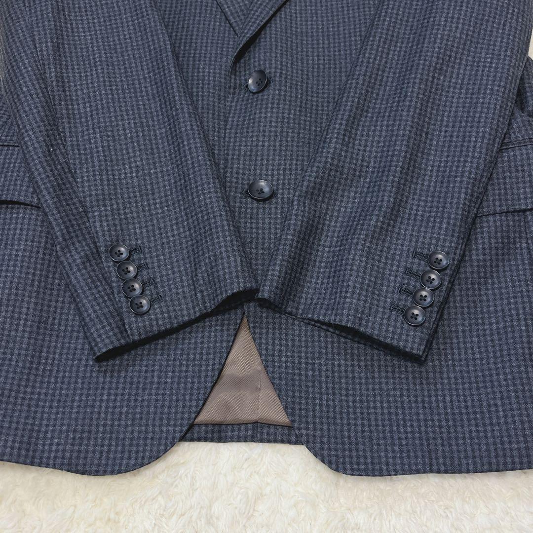 えまスーツセレクト　マルゾット　スーツ　ギンガムチェック　ウール