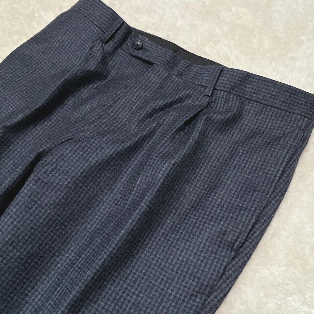 えまスーツセレクト　マルゾット　スーツ　ギンガムチェック　ウール