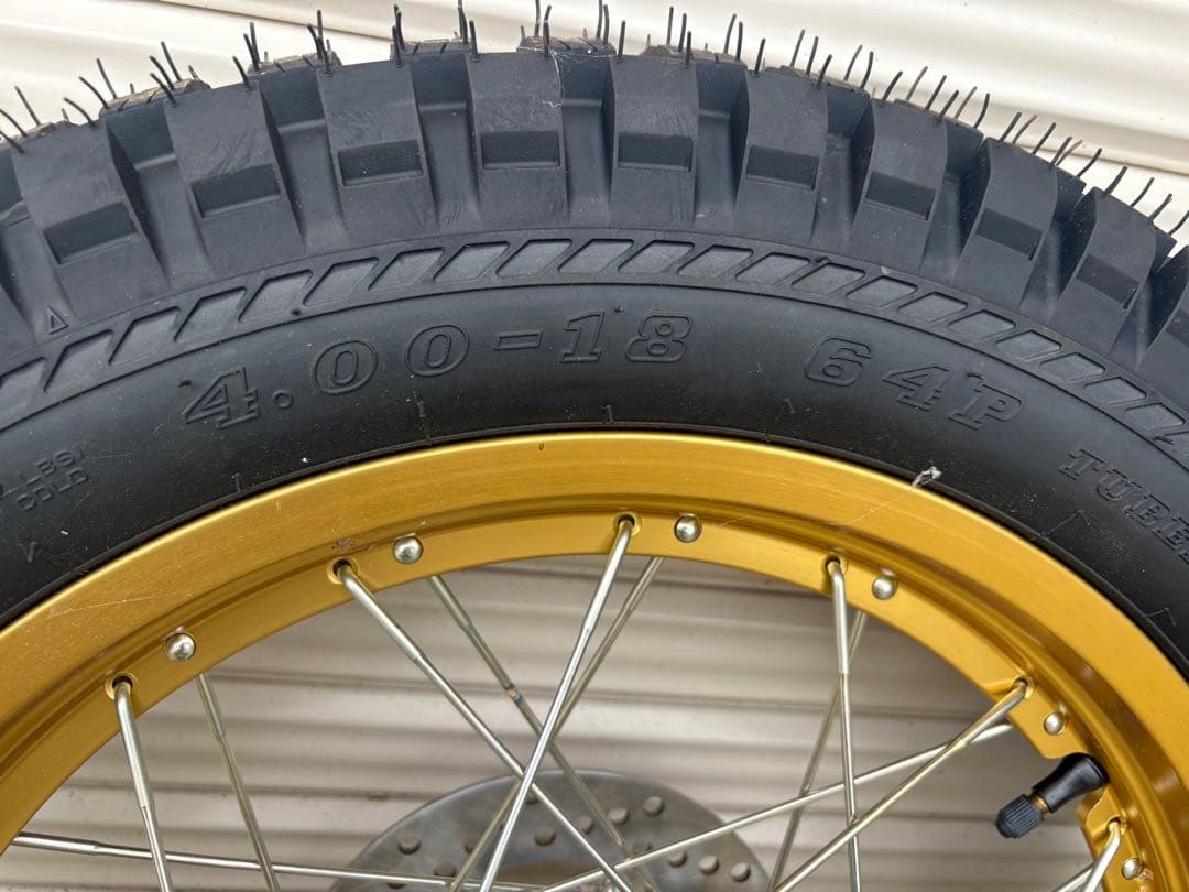 ワイズギア セロー250 ホイールタイヤセット　新品未使用品