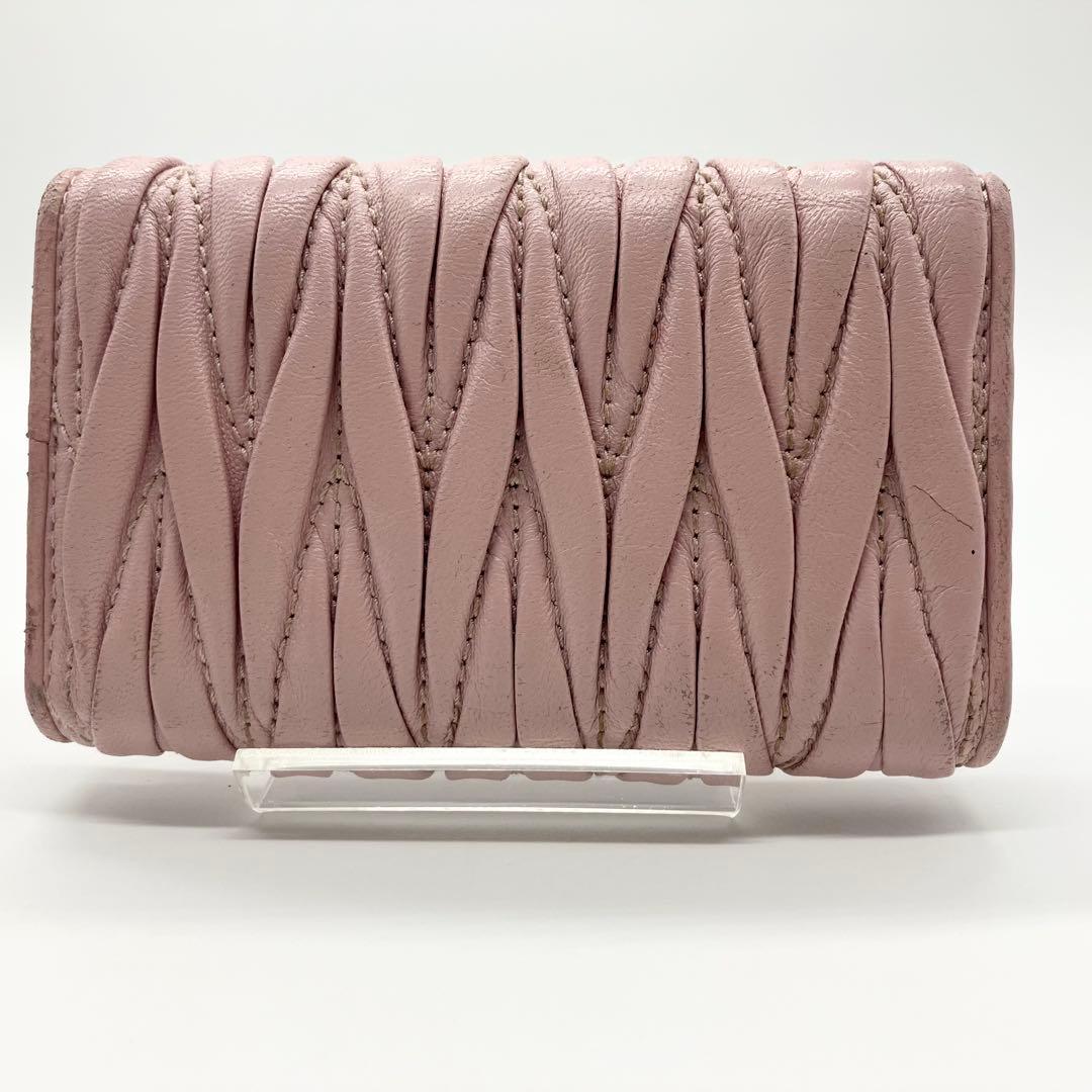 現行✨新型✨FRID付✨ミュウミュウ キーケース マテラッセ ピンク　付属品完備