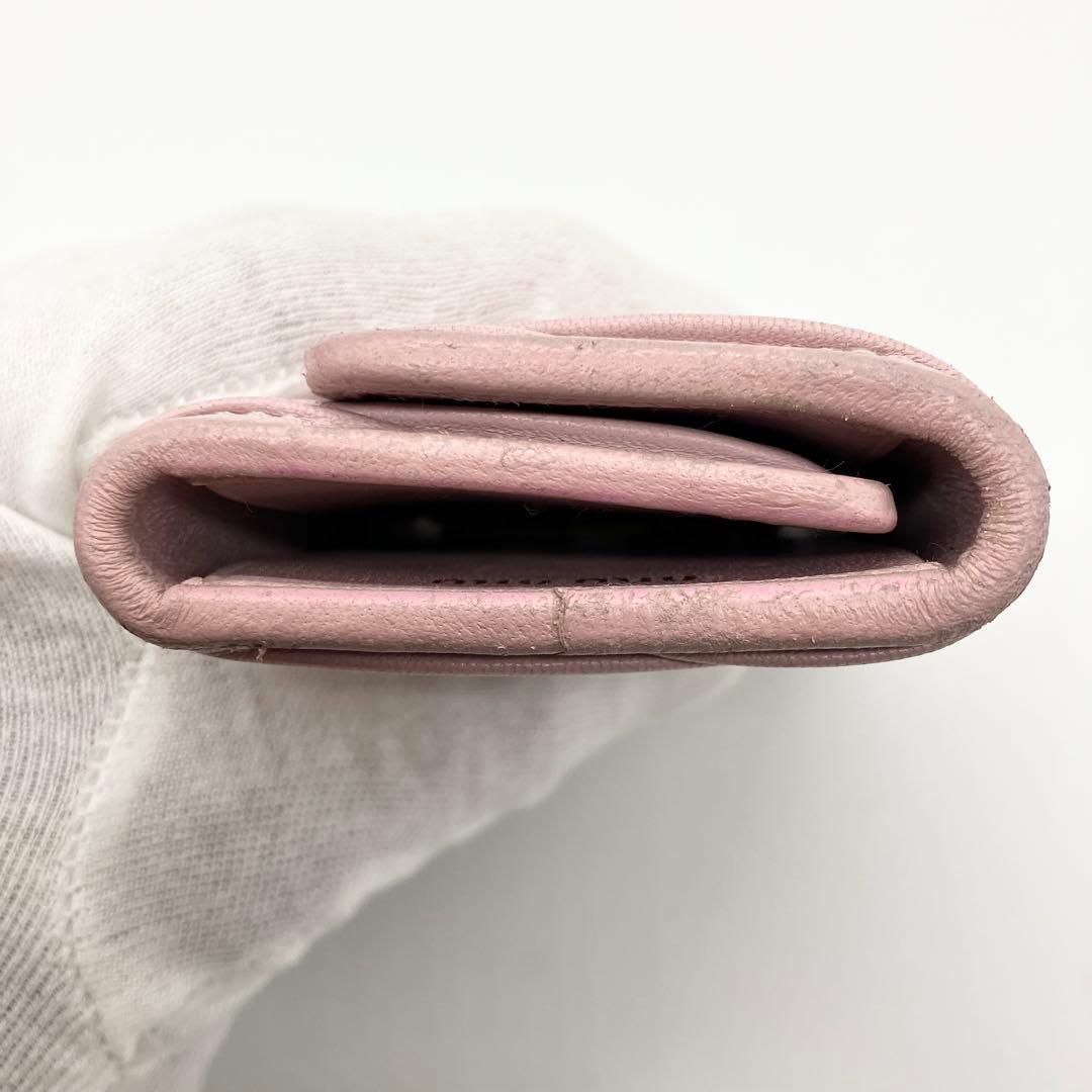 現行✨新型✨FRID付✨ミュウミュウ キーケース マテラッセ ピンク　付属品完備